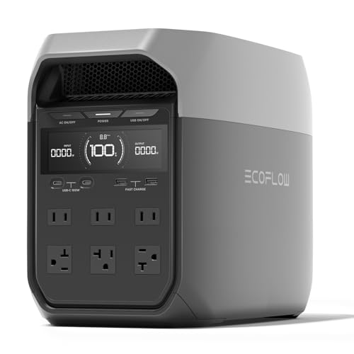 EF ECOFLOW Solar Generator DELTA2 with 220W Solar Panel, LFP(LiFePO4) Battery, Fast Charging, Portable Power Station for Home Backup Power, Camping & RVs