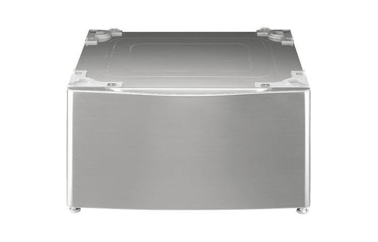 LG WDP4K Laundry Stainless Steel Pedestal, Black