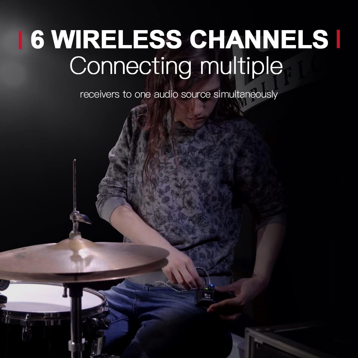 Xvive U4 Wireless in-Ear Monitoring System and Case Bundle