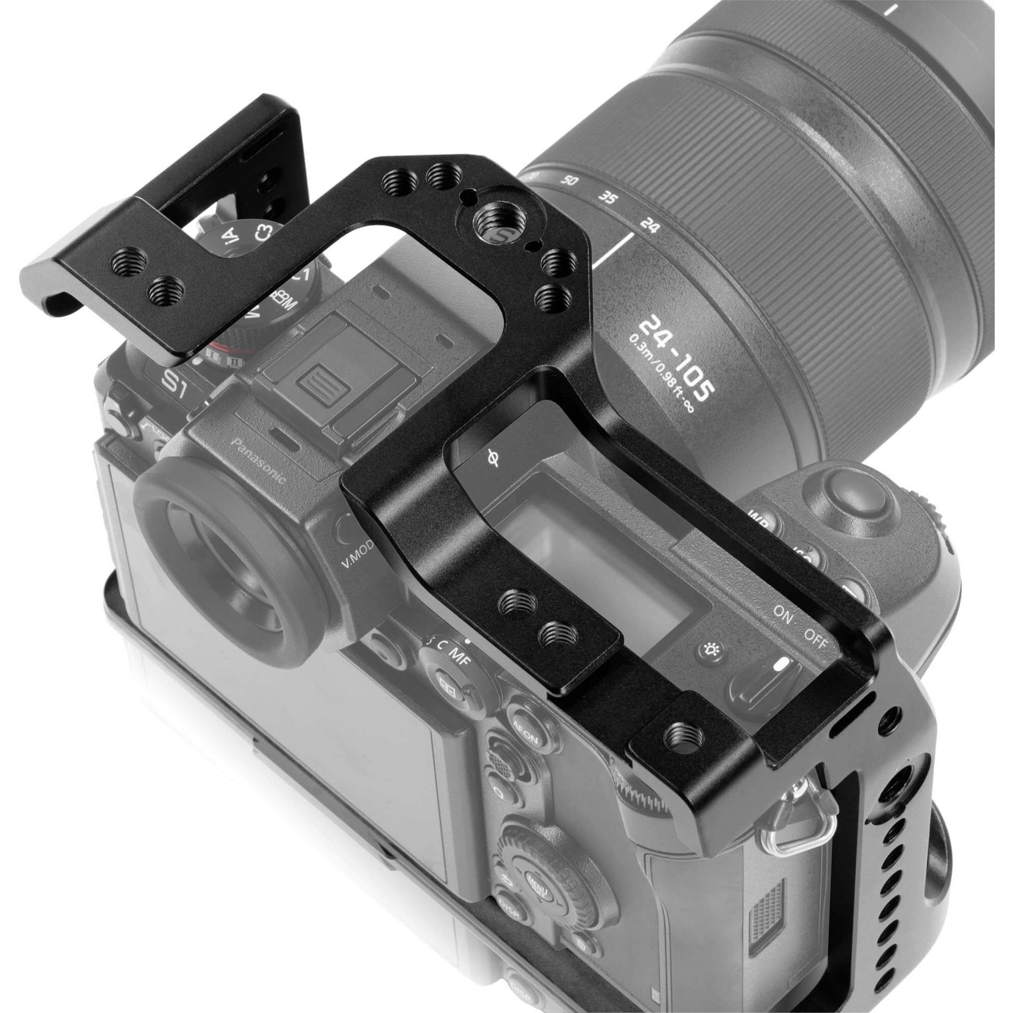 Shape Cage with Top Handle for Panasonic Lumix S1/S1R Cameras