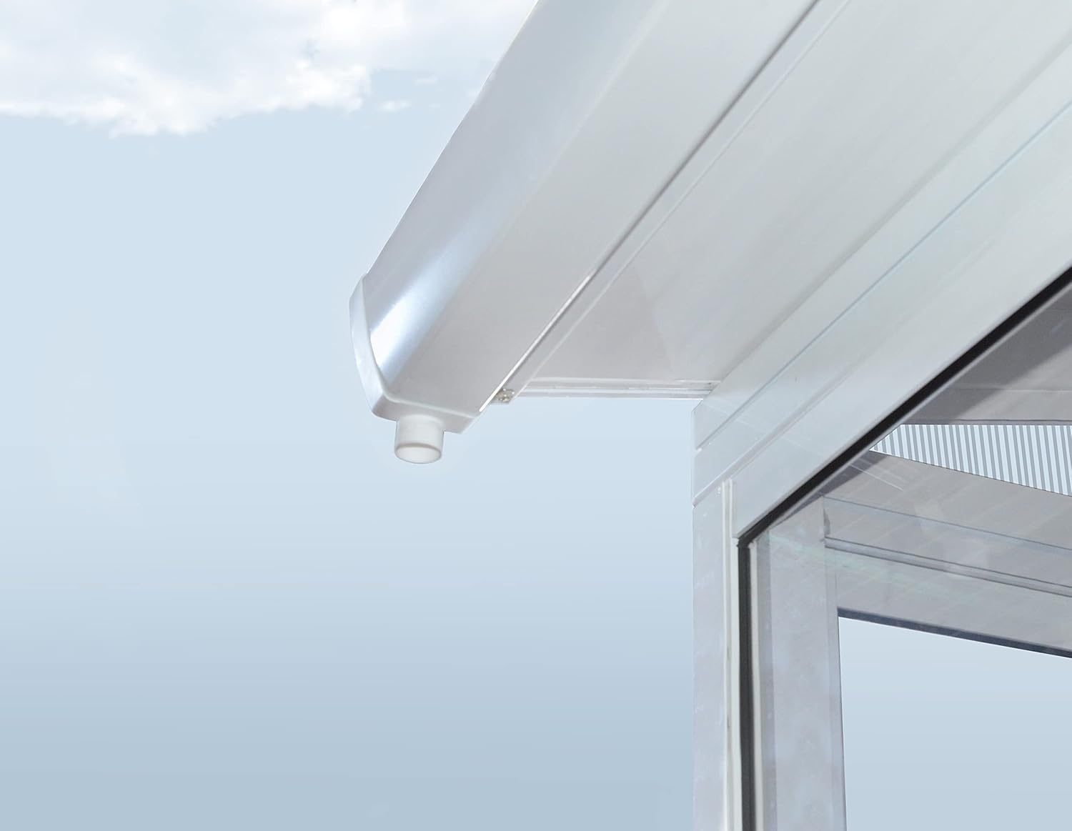 Palram - Canopia SanRemo 10x14 Enclosed Patio Cover Outdoor Canopy, White DIY Sunroom Kit Lean to Gazebo with Walls to Cover Patio Furniture, Deck, & Porch, UV Protected Polycarbonate Shelter