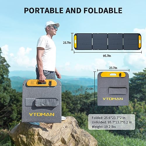 VTOMAN Solar Generator with Panels Included