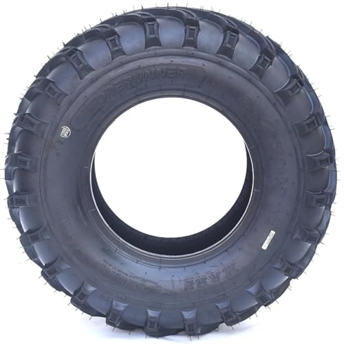 25x8x12 ATV Tires, Set of 2 ATV Tires 25x8-12 6PR, All Terrain ATV/UTV Off-Road Tires (Set of 2, Tubeless)