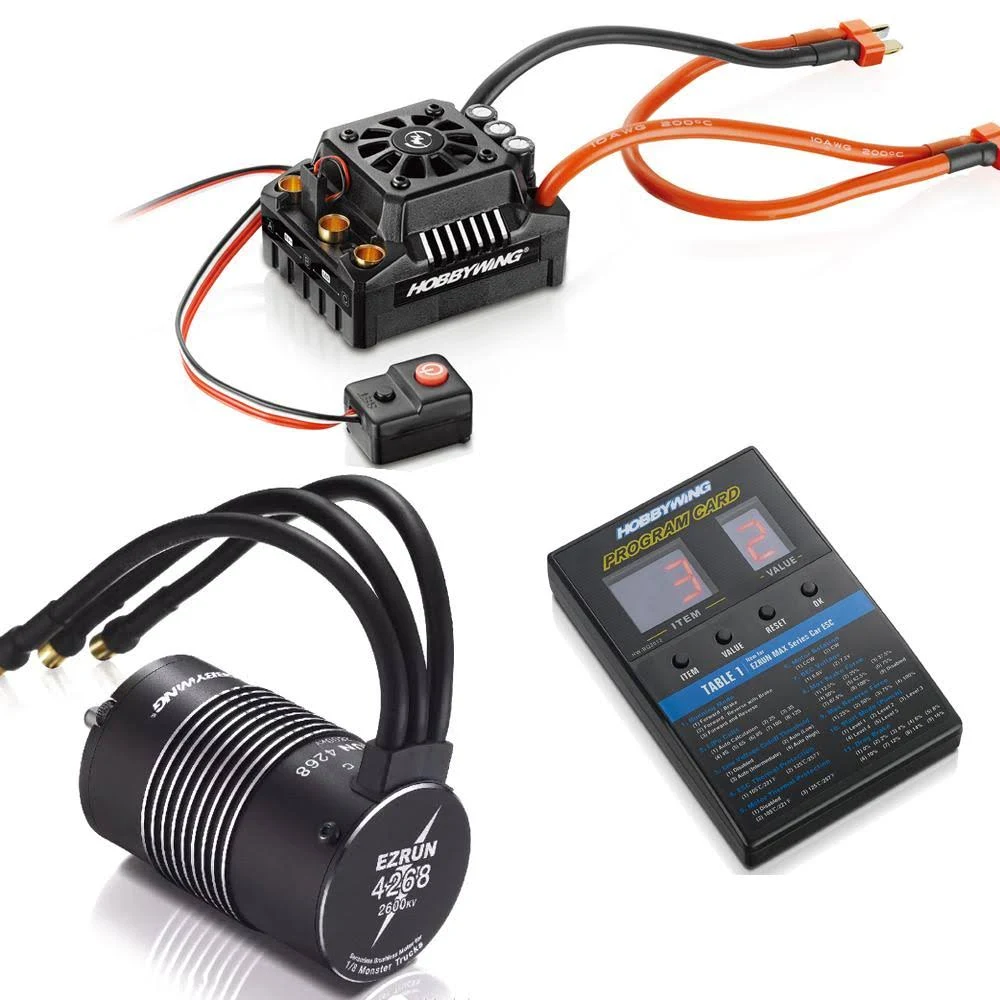 Hobbywing EZRUN Max8 Waterproof Brushless ESC/Motor Combo (2200kV)