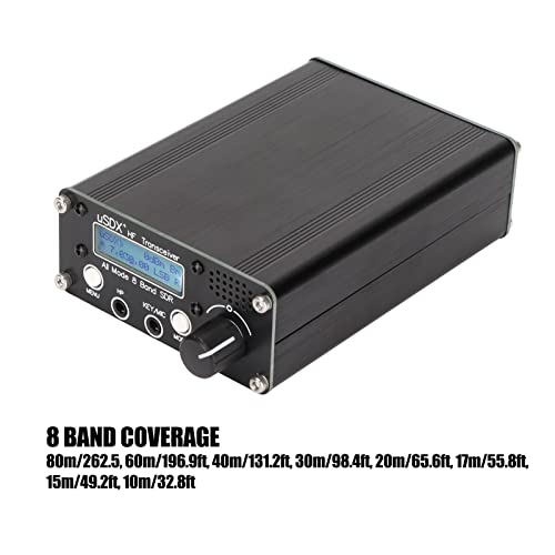 SDR 8 Band Full Mode HF SSB QRP Radio Transceiver for Signal Receiving Equipment