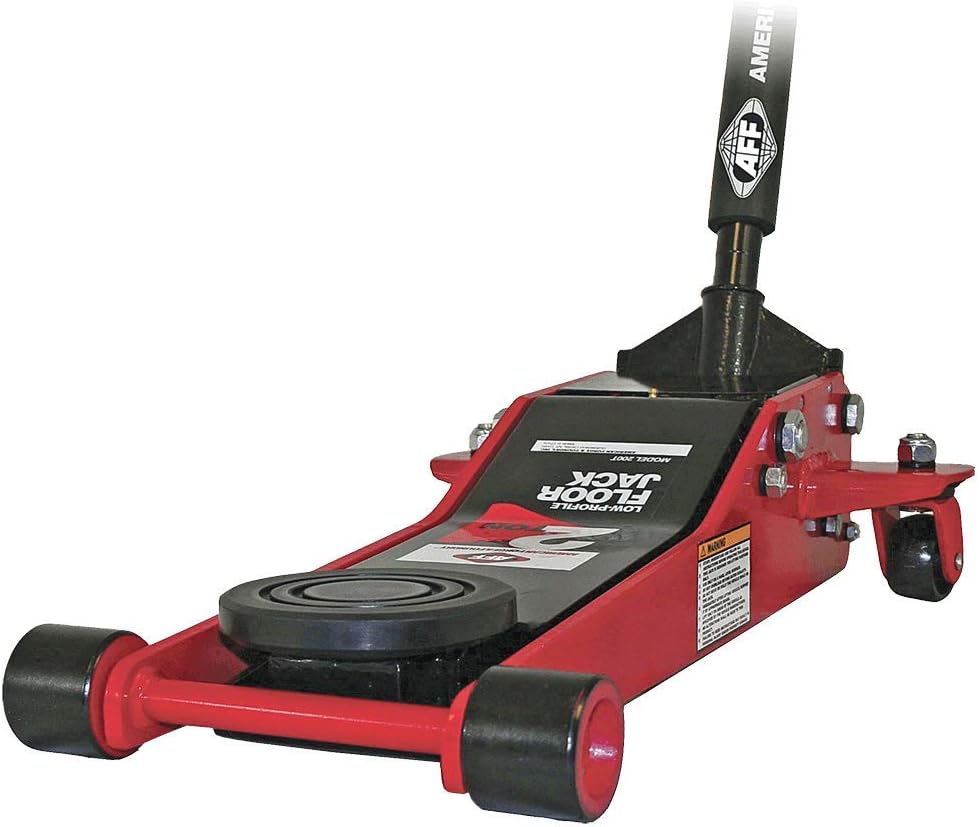 AFF 2 Ton Professional Heavy Duty Steel with 2 Piece Handle, Low Profile, Quick Lift Turner Service Floor Jack, 202T