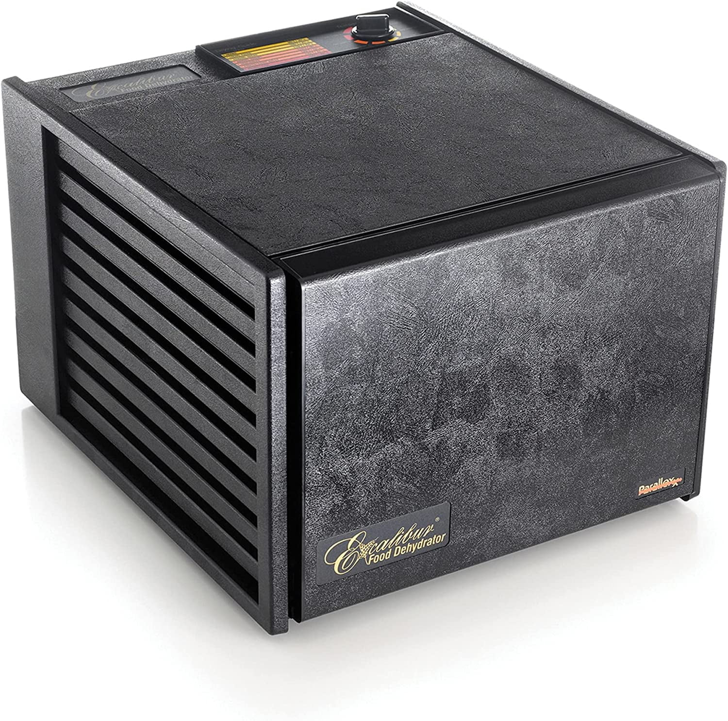 Excellent Excalibur 3900B Electric Food Dehydrator Machine with Adjustable Thermostat Accurate Temperature Control and Fast Drying  600 W  9 Trays  Black
