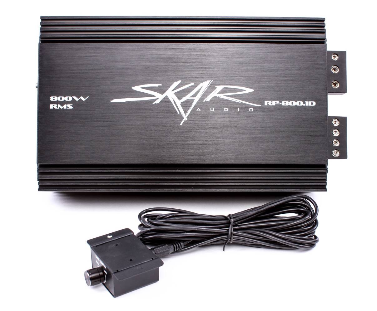Skar Audio RP-800.1D Monoblock 800-Watt Class D MOSFET Subwoofer Amplifier
