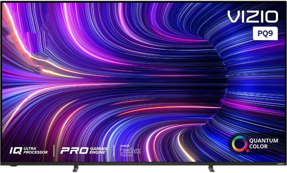 Vizio P65Q9-J01 P-Series Q9-J01 65 Class HDR 4K UHD Smart Quantum Dot LED TV Bundle with Premiere Movies Streaming 2020 + 37-100 Inch TV Wall Mount + 6-Outlet Surge Adapter + 2X 6FT 4K HDMI Cable
