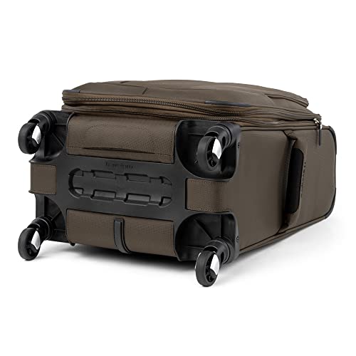 Travelpro Maxlite 5 Softside Expandable Carry on Luggage with 4 Spinner Wheels, Lightweight Suitcase, Men and Women, International, Slate Green, Carry on 19-Inch