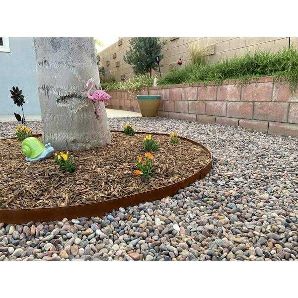 Edge Right 4 ft. x 14-Gauge x 8 in. COR-TEN Steel Landscape Edging