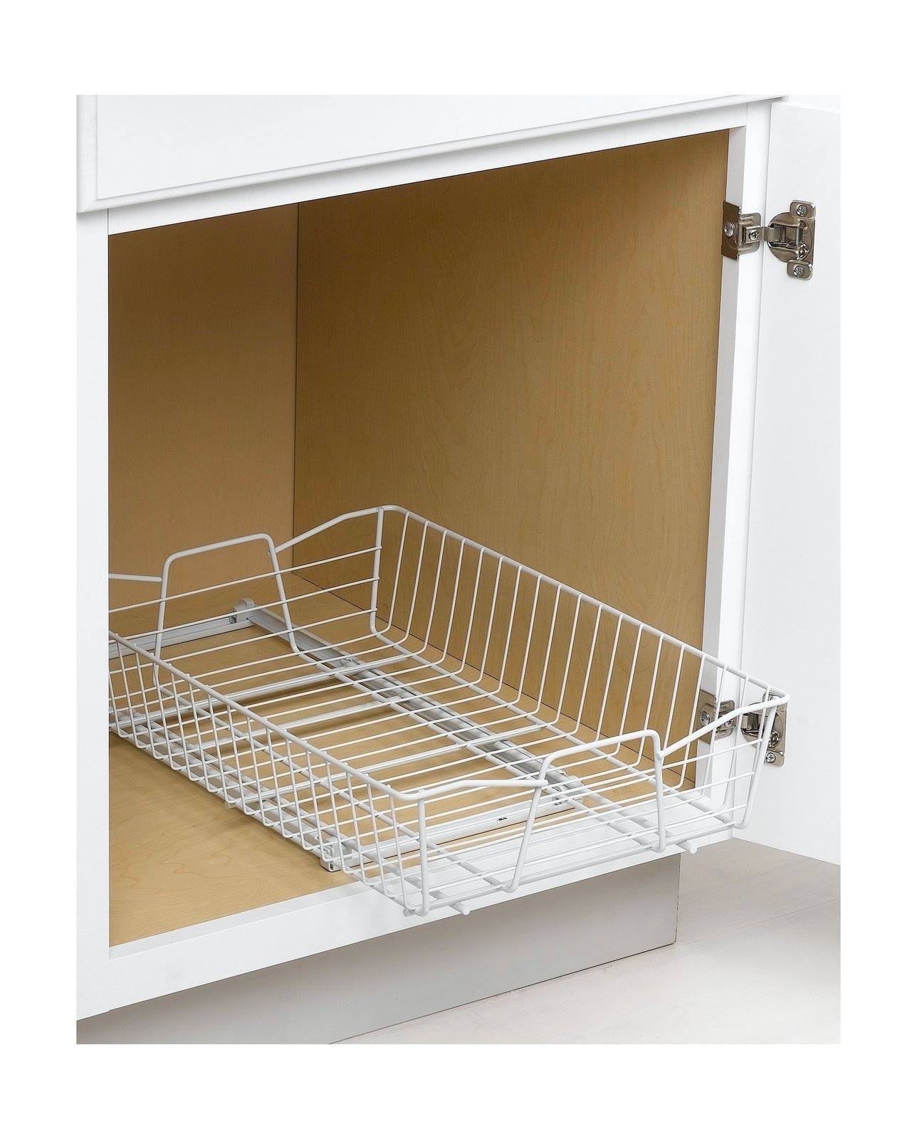 Closetmaid 53052 14-inch Wide Cabinet Organizer, White