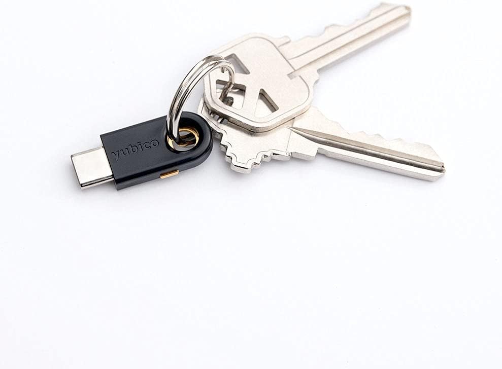 Yubico - YubiKey 5C Nano - Two Factor Authentication USB Security Key, Fits USB-C Ports - Protect Your Online Accounts with More Than a Password, FIDO Certified USB Password Key, Extra Compact Size