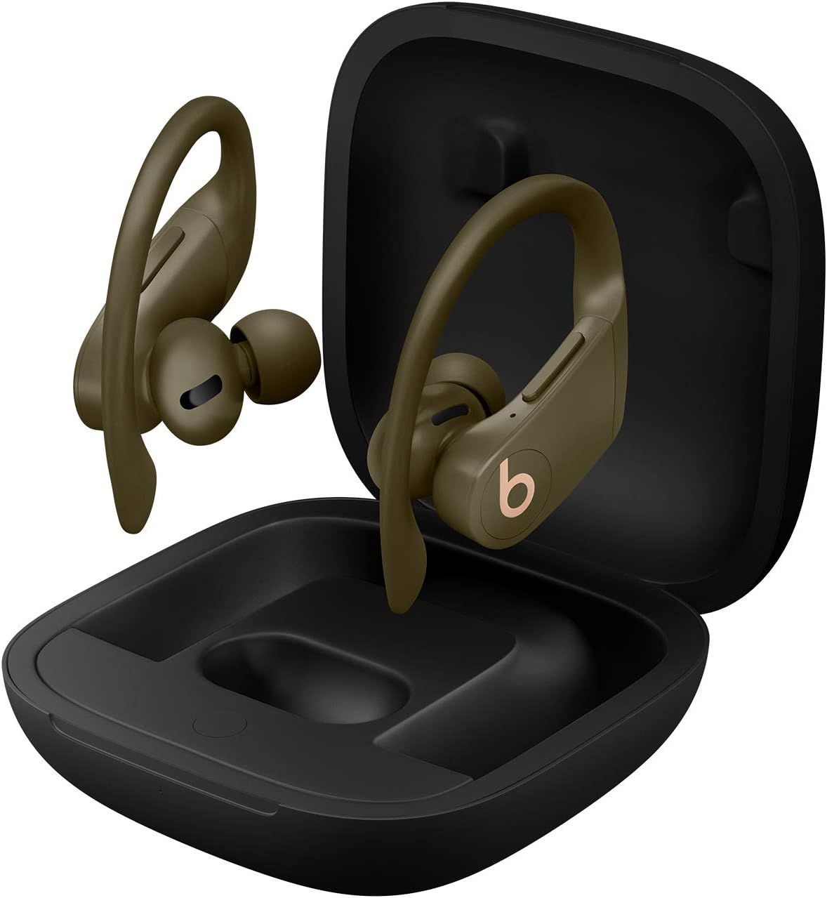 Powerbeats Pro Wireless Earbuds - Apple H1 Headphone Chip, Class 1 Bluetooth Headphones, 9 Hours of Listening Time, Sweat Resistant, Built-in Microphone - Moss
