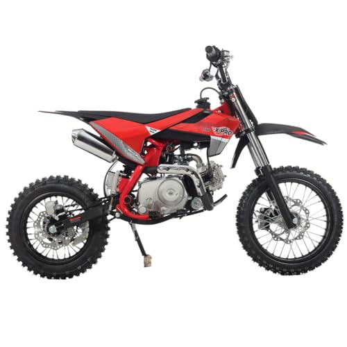 X-PRO X29 110cc Dirt Bike with Automatic Transmission, Electric Start,14"/12" Tires! Assembled and Tested! (Black)