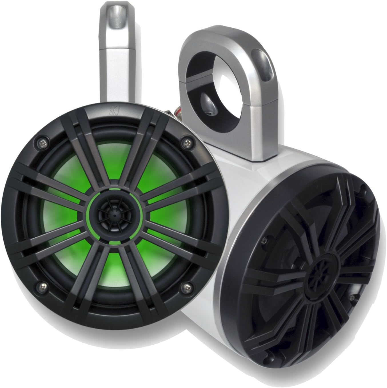 KICKER White Wake Tower System 6.5" Marine Speakers
