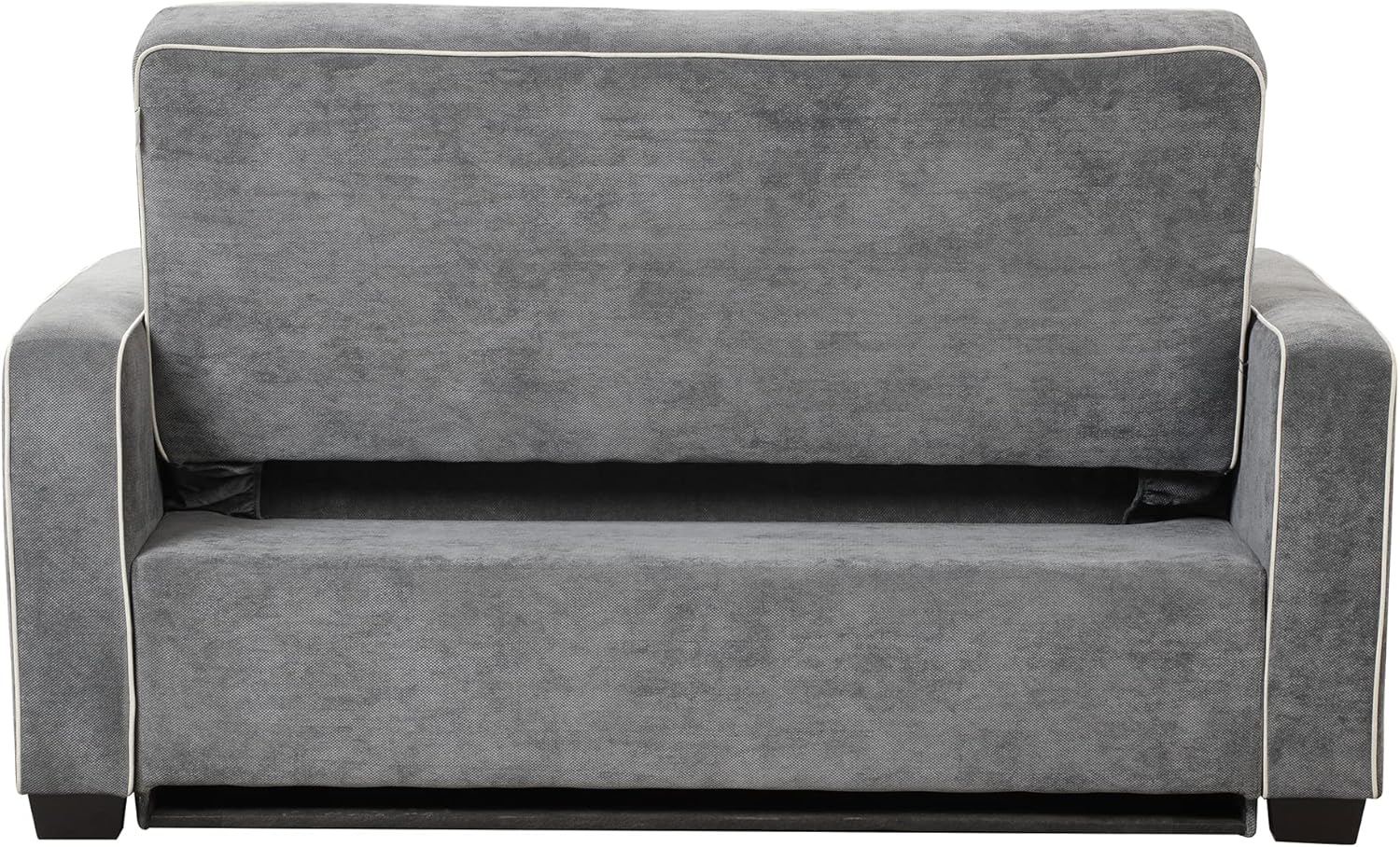3 in 1 Multi-Functional Pull Out Sofa Bed , Linen Upholstered Convertible Sleeper Loveseat Couch Guest Daybed with Adjustable Backrest and Dual USB Charging Port for Living Room Office RV Furniture