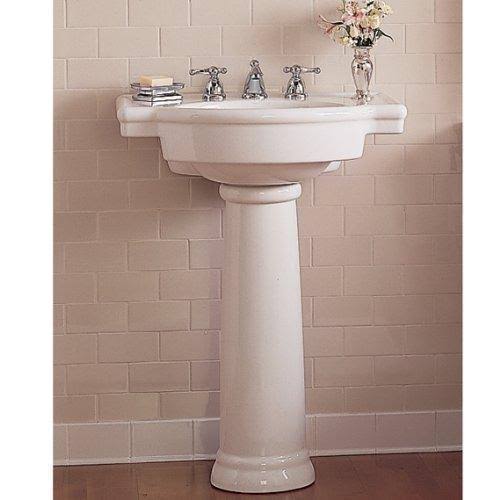 American Standard 0282.008.020 Retrospect Pedestal Console Sink Top with | White