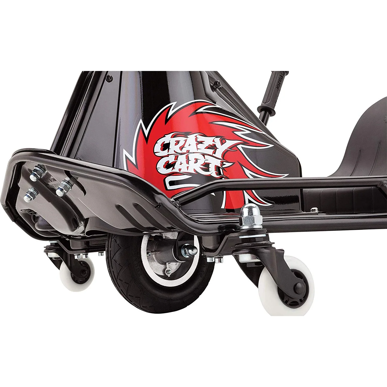 Razor Crazy Cart DLX - 24V Electric Powered Ride-On, up to 12 mph, Drifting Go Kart For Ages 9+