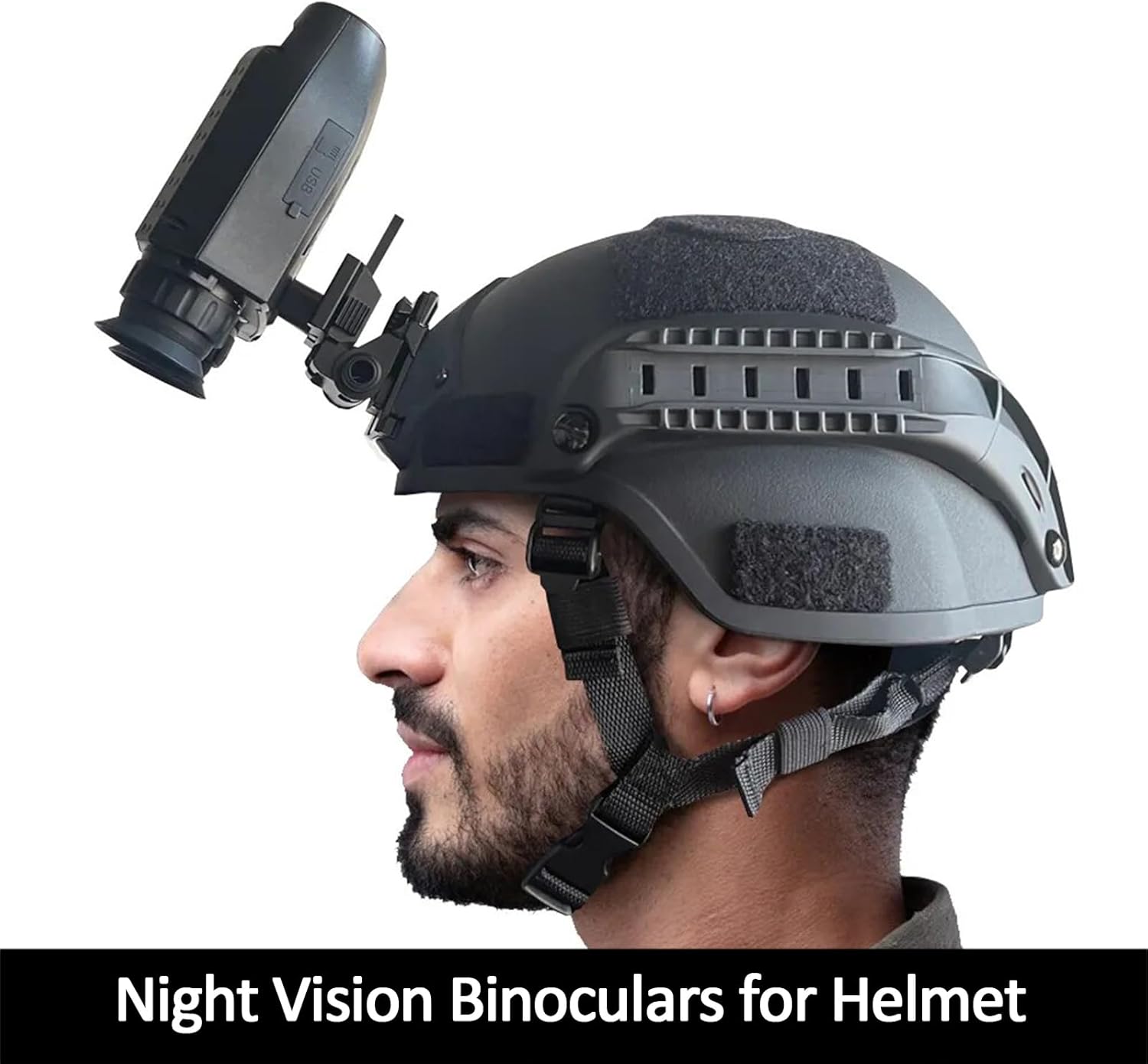 Night Vision Goggles Head Mounted, Digital Infrared Night Vision Binoculars, Military Tactical Goggles for Helmet with 8X Digital Zoom for Camping and Surveillance