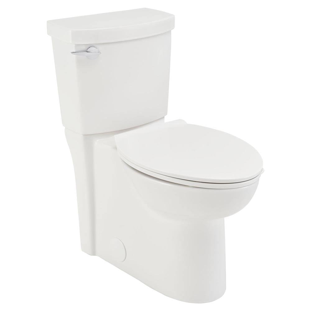 American Standard Clean White WaterSense Elongated Chair Height 2-Piece Toilet 12-in Rough-In Size (ADA Compliant)