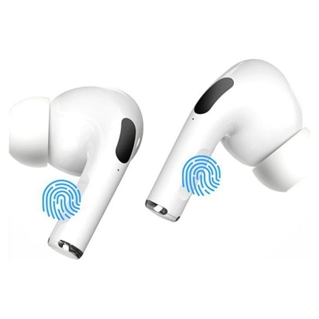 Air Pro 2nd Generation Wireless Earphones,Pod Wireless Earbuds with Charging Case,Dual Wheat Hybrid Noise Reduction ANC Original Shell, White