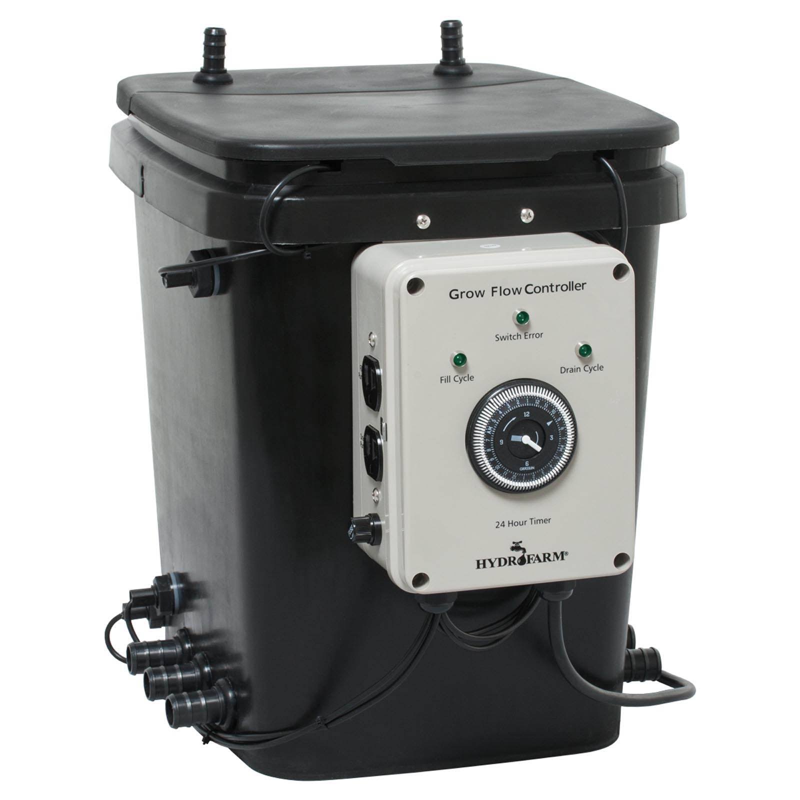 Hydrofarm Active Aqua Grow Flow Ebb u0026 Gro 12 Site 2gal Hydroponic System GFO7KT