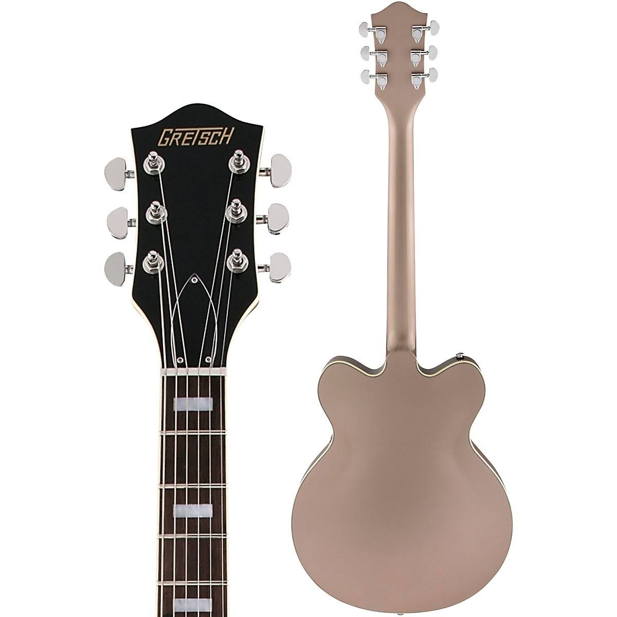 Gretsch Guitars G2627T Streamliner Center Block 3-Pickup Cateye with Bigsby Electric Guitar Shoreline Gold