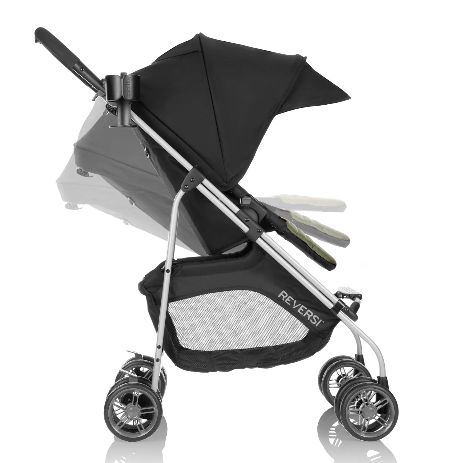 Evenflo Reversi Lightweight Reversible Stroller (Altair Black), Unisex