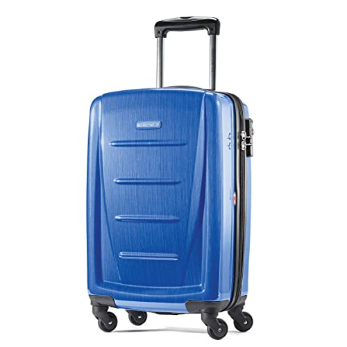 Samsonite Winfield 2 Hardside Expandable Luggage with Spinner Wheels, Brushed Anthracite, Checked-Large 28-Inch