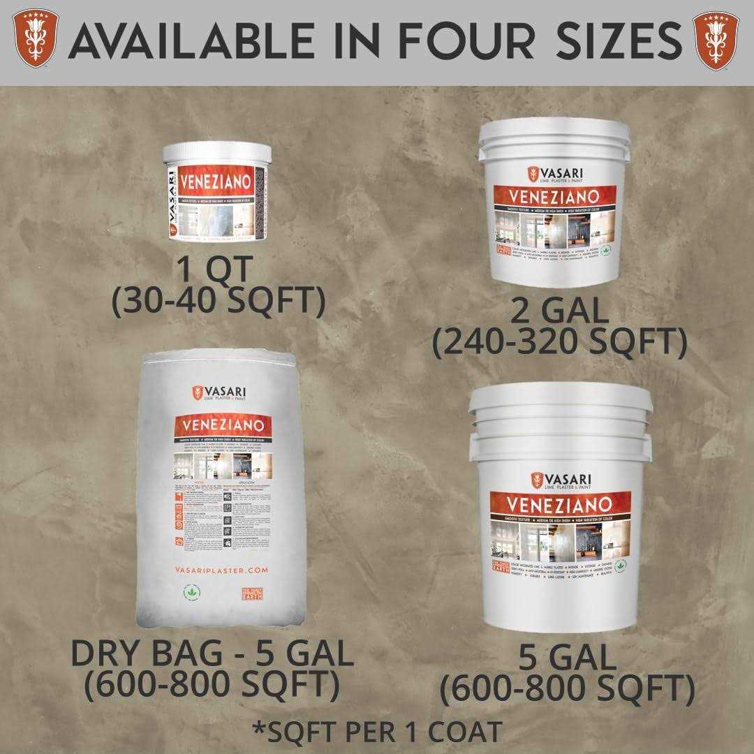Vasari Lime Plaster &amp; Paint Veneziano Plaster Made from Natural Lime and Powdered Marble - Shop Hardware Tools Online Store