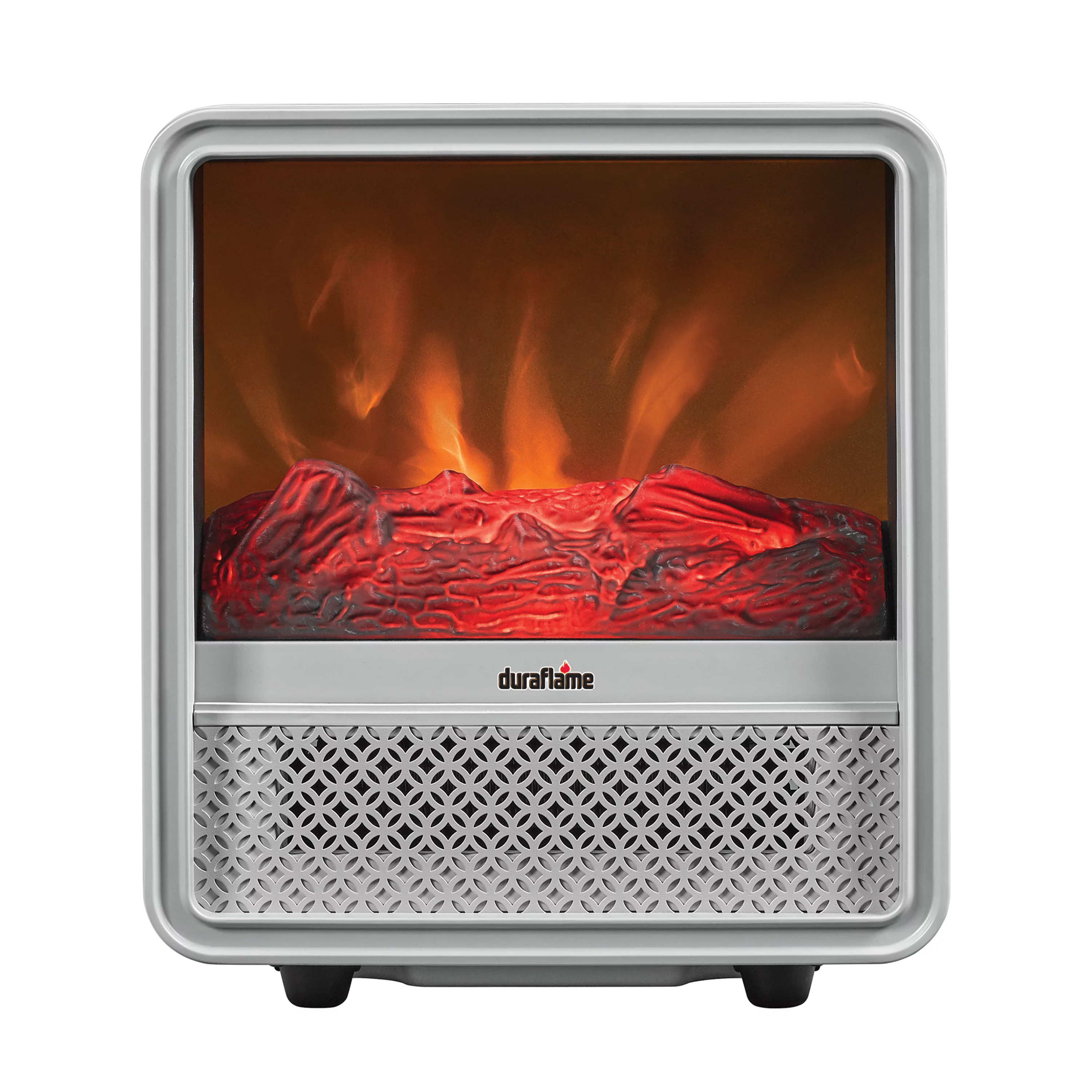 Duraflame Portable Electric Personal Cube Space Heater - Vapor Gray