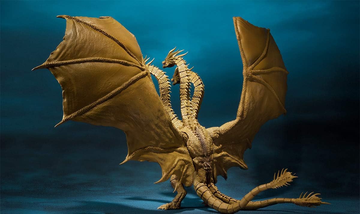 TAMASHII NATIONS Bandai S.H. MonsterArts King Ghidorah 2019 "Godzilla: King of The Monsters Action Figure