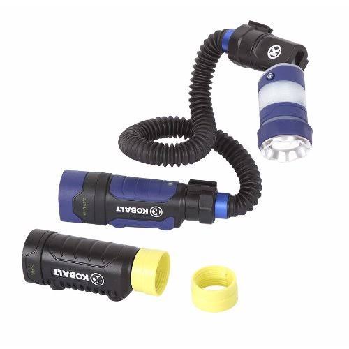 Kobalt #0498288 Hypercoil Flexible Magnetic Flashlight / Work Light Rechargeable