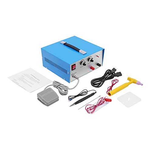 Jewelry Spot Welder, Pulse Sparkle Spot Welder 110V 80A Portable Spot Welding Machine with Handle DIY Spot Welding Tool for Gold K gold Silver Platinum Steel