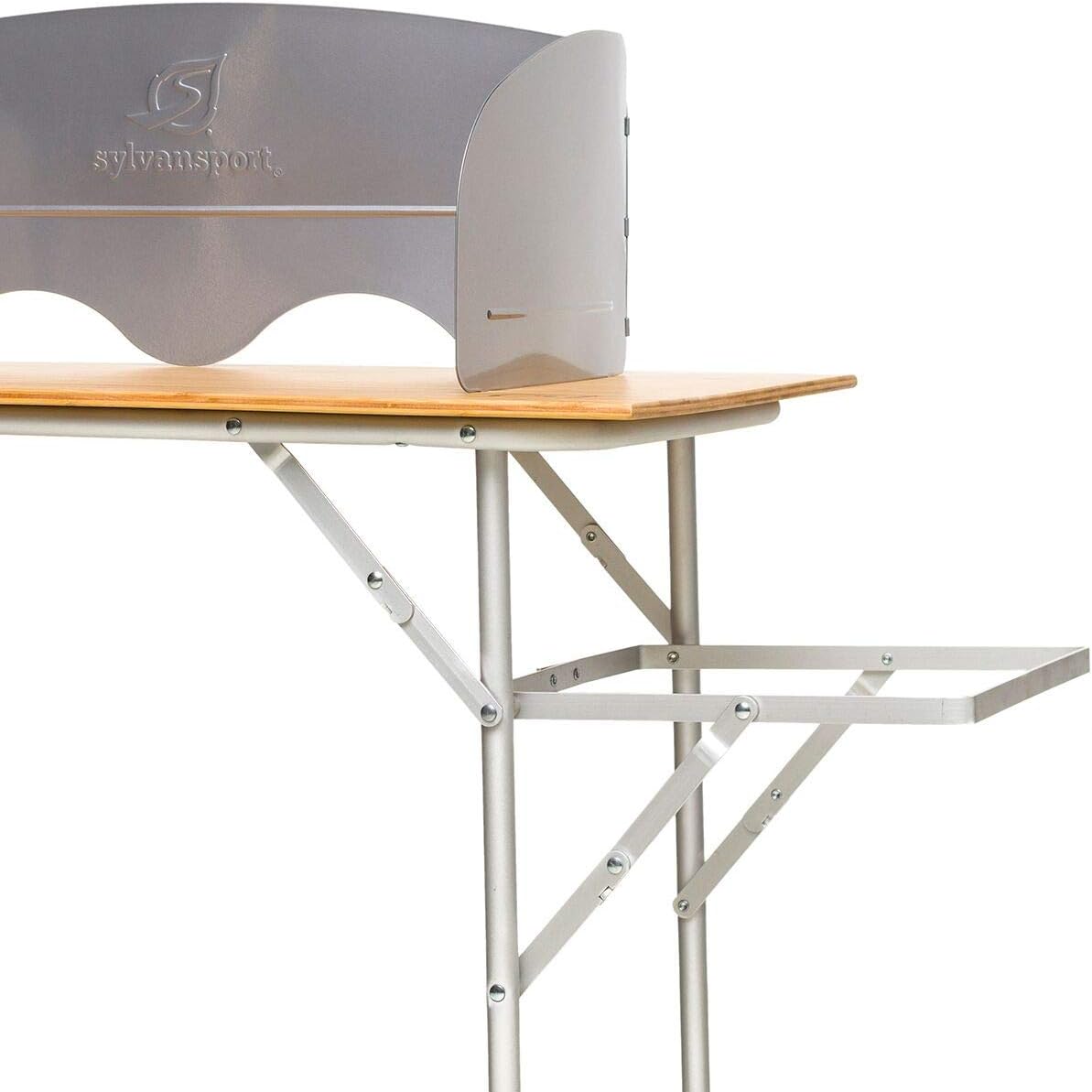 SylvanSport Outdoor Camp Kitchen System for Easy Cooking, Clean Up, Camping Meal Prep, Glamping and Camping Essentials, Dine-o-Max Large Version