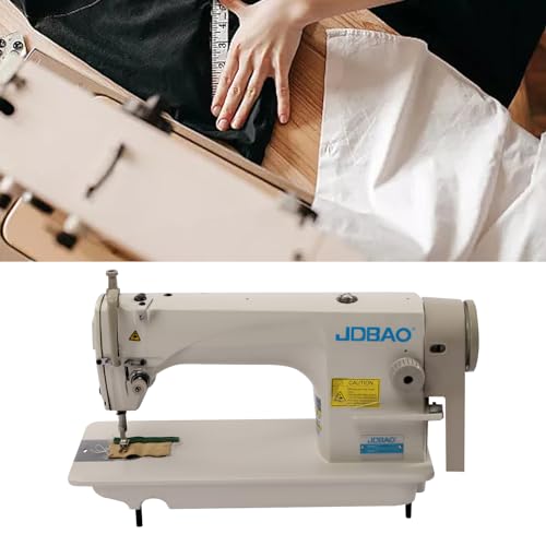 6500RPM Industrial Sewing Machine, Heavy Duty Commercial Grade Leather Upholstery Sewing Machine Pure Copper for Industrial Upholstery Sewing Beginners & Alteration Stores