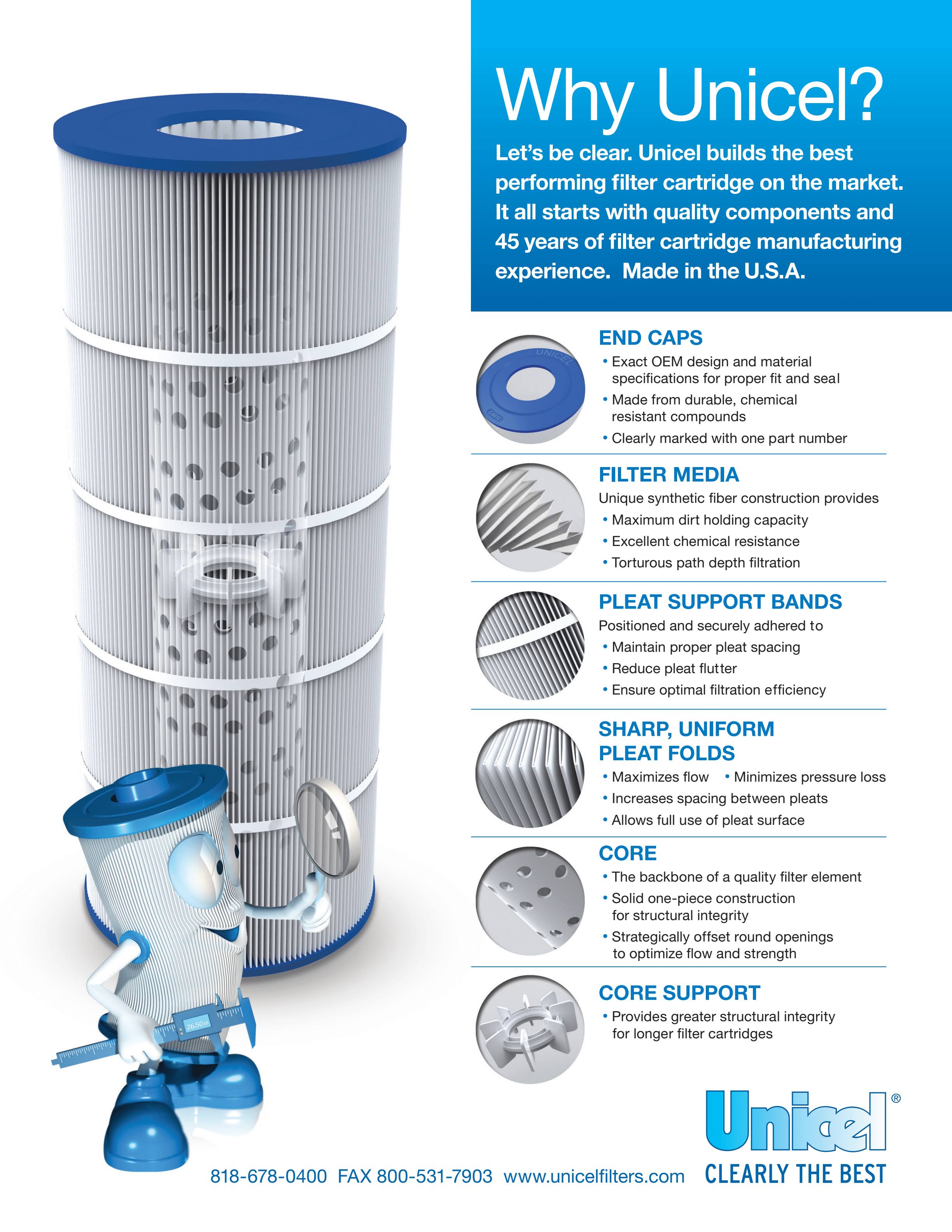 Unicel  Filter Cartridge for Hayward C1200