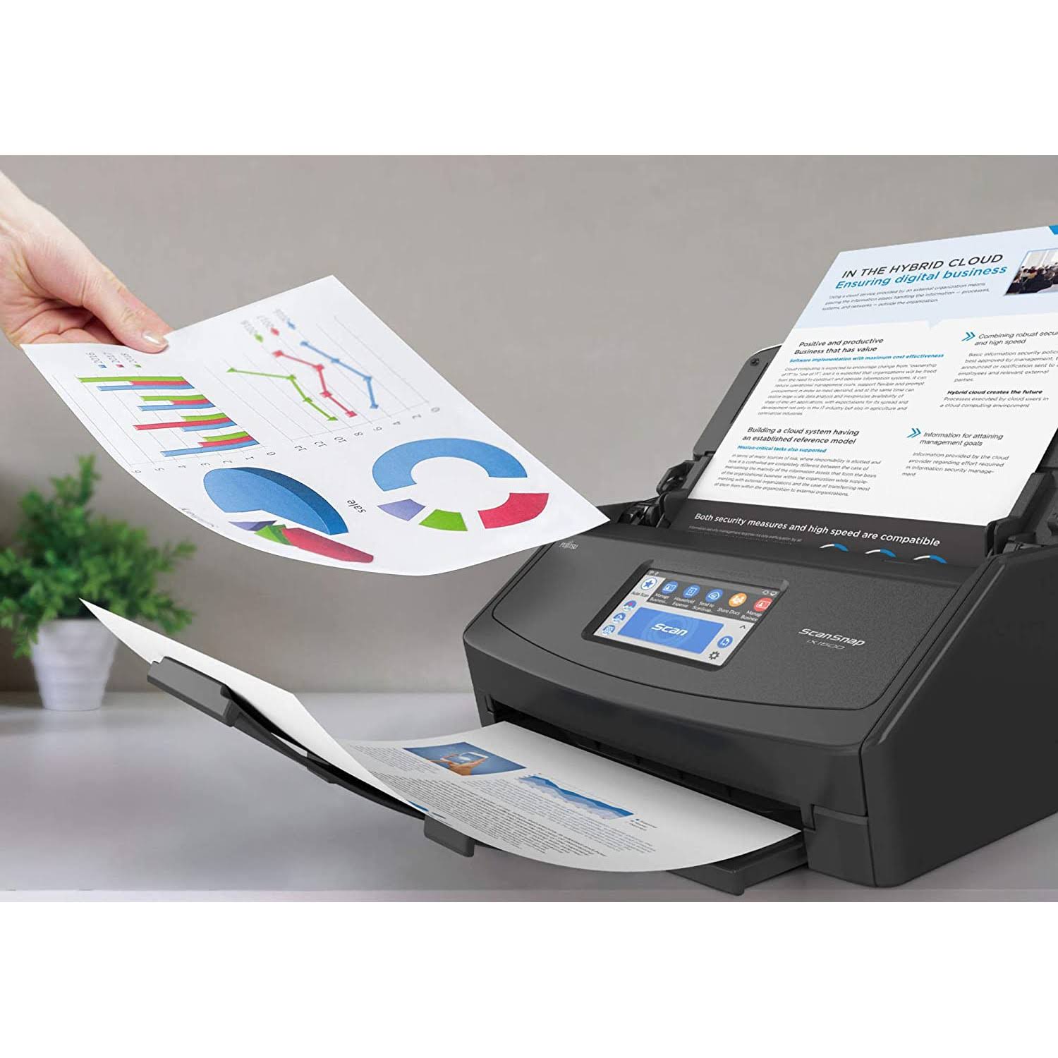 Fujitsu ScanSnap iX1500 Deluxe Scanner (Black)