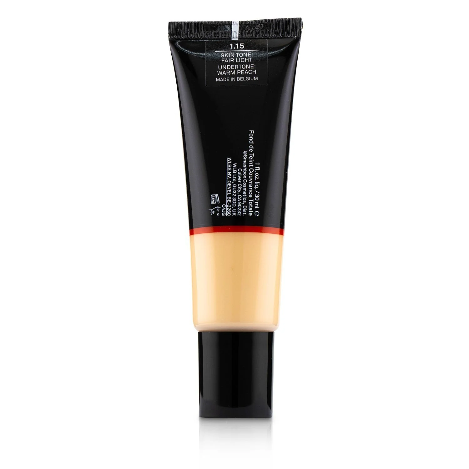 Smashbox Studio Skin Full Coverage 24 Hour Foundation - # 1 Fair With Cool Peach Undertone  30ml/1oz