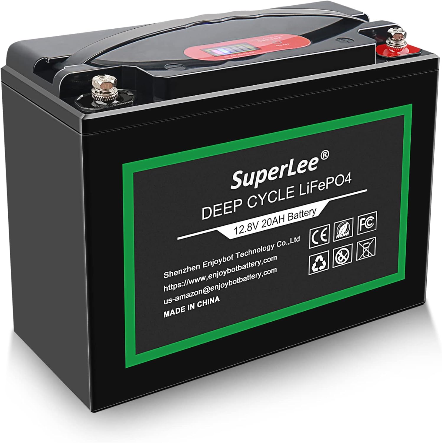 12.8V 100AH LiFePO4 Battery with LCD Display, 5000+ Cycle Lithium Iron Phosphate RV Battery with BMS, Multi-Purposes Lithium Battery, Great Solutions for Home Energy Storage Off-Grid and Backup Power