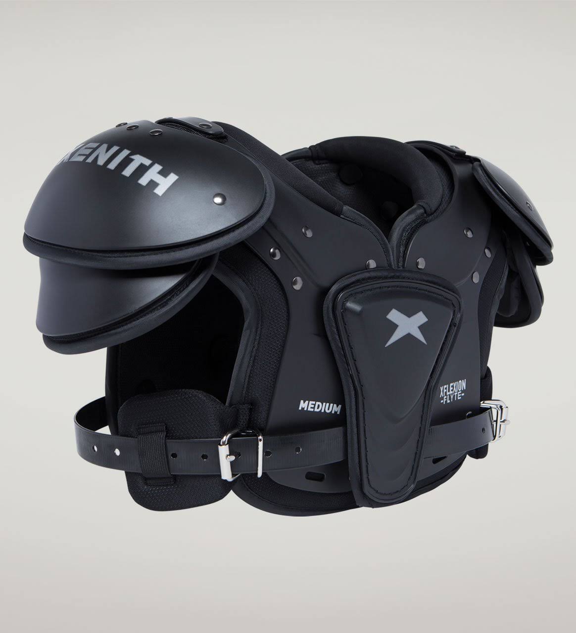 Xenith Youth Flyte Football Shoulder Pads, Kids, Small, Black