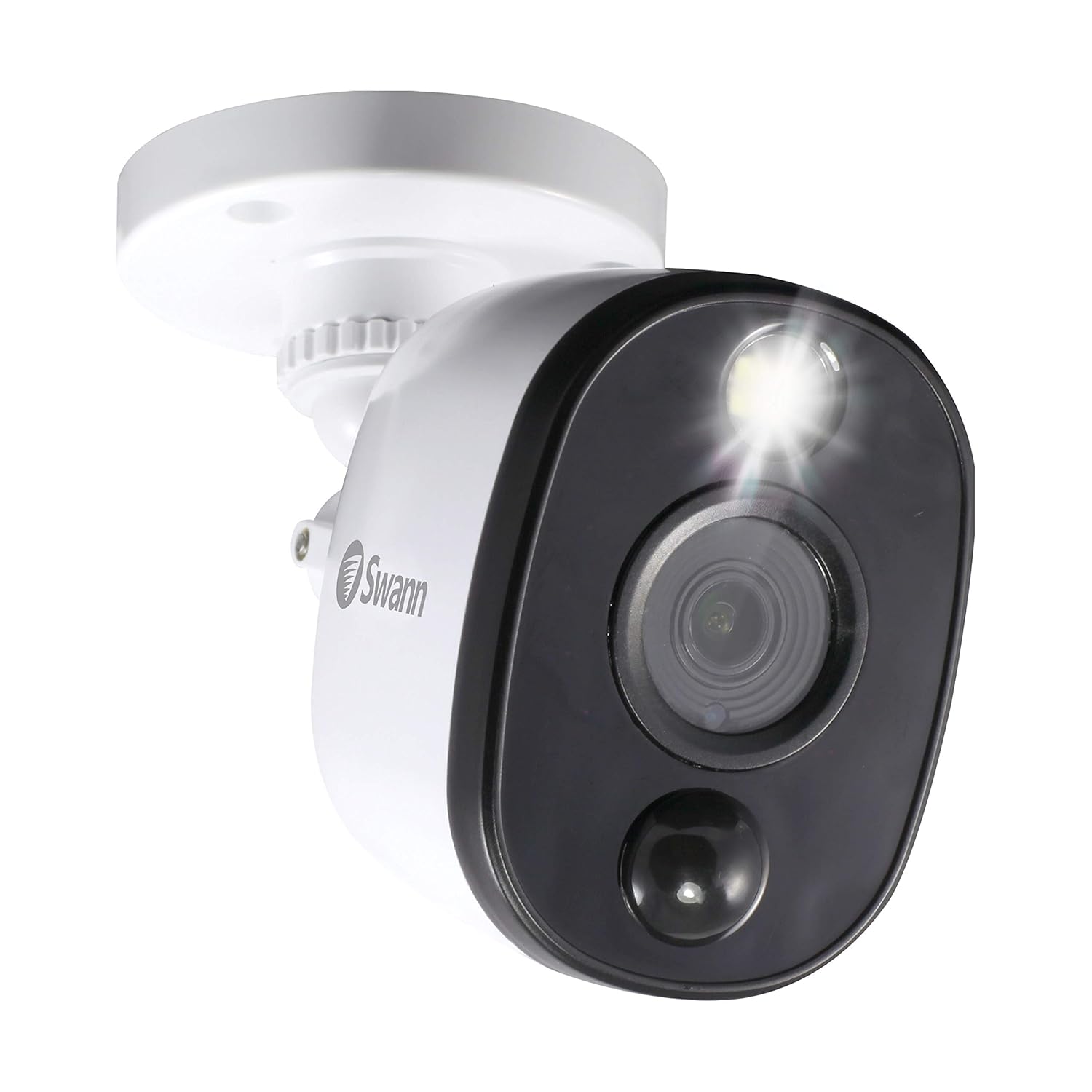 Swann Indoor/Outdoor Home Security Camera, 1080p PIR Dome Cam with Motion Sensor, Infrared Night Vision, Thermal Heat Sensing, BNC Wired Add to DVR, SWPRO-1080MSD
