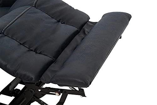 Pride ViVaLift Radiance 3-Heating Pad Lift Chair Power Recliner (PLR3955S) Small (Canyon Steel, Inside Delivery and Setup)