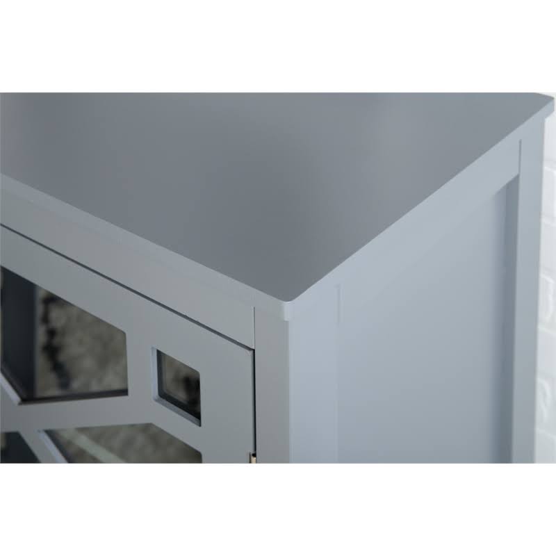Fetti Gray Large Cabinet Linon