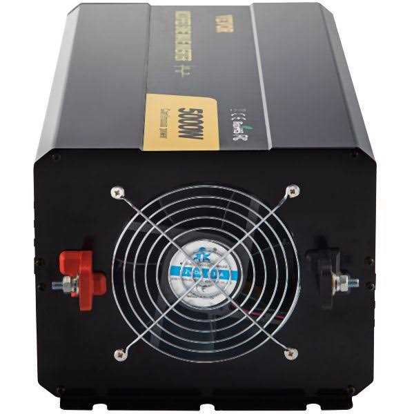 VEVOR Power Inverter 5000W Modified Sine Wave Inverter DC 12V to AC 110V Car Converter with LCD Display Remote Controller LED Indicator Gfci Outlets - Shop Hardware Tools Online Store