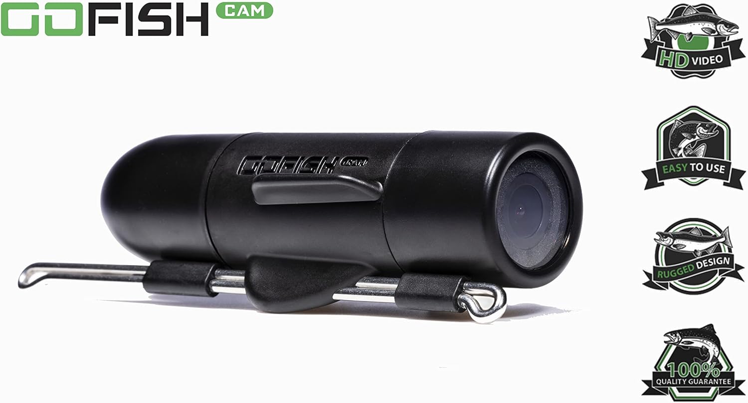 GoFish Cam Wireless Underwater Fishing Camera, Black