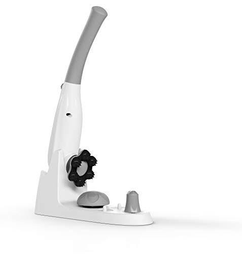 Pure-Wave CM5 Extreme Power Neck, Back u0026 Foot Percussion Massager Handheld (White)