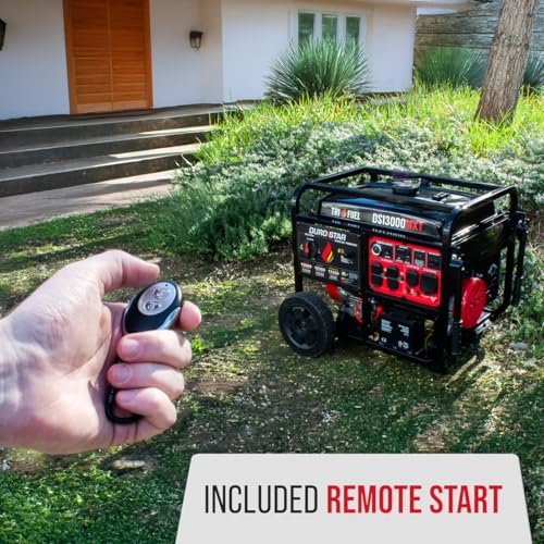 DS13000MX 13,000-Watt 500cc Dual Fuel Portable Generator - Gas and Propane, Remote Electric Start, Whole Home Power Backup, Transfer Switch Ready, RV & Emergency Ready
