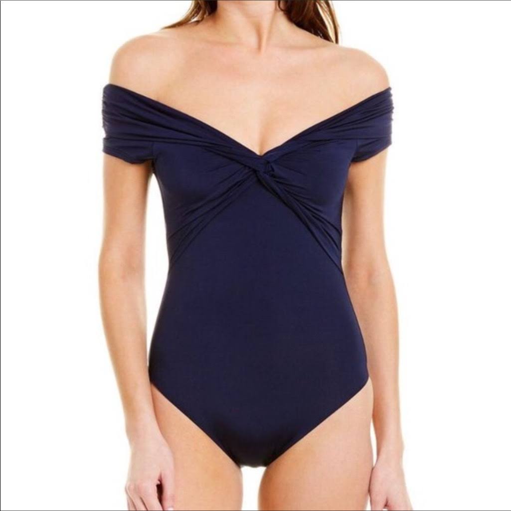 Trina Turk Getaway One-Piece, Blue / 4